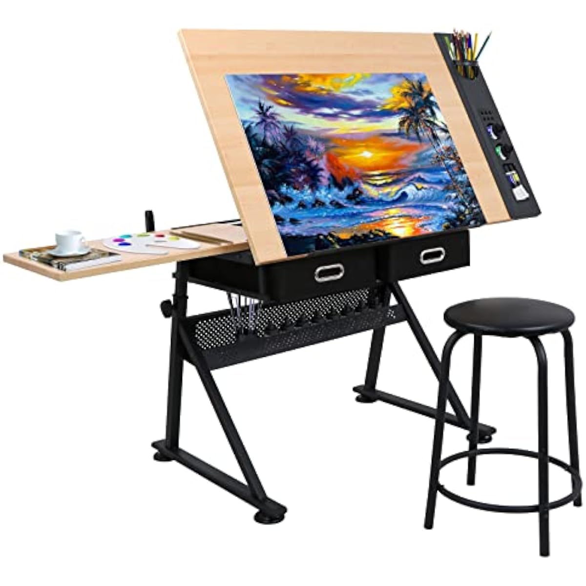 Tables - Meja Gambar dengan Tinggi yang Dapat