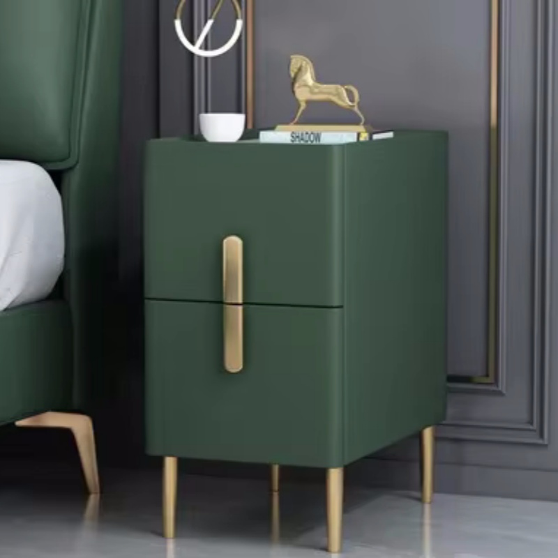 Meja Samping Tempat Tidur Kayu - Solid Wood Nightstand 2 Drawers ulasan dan harga