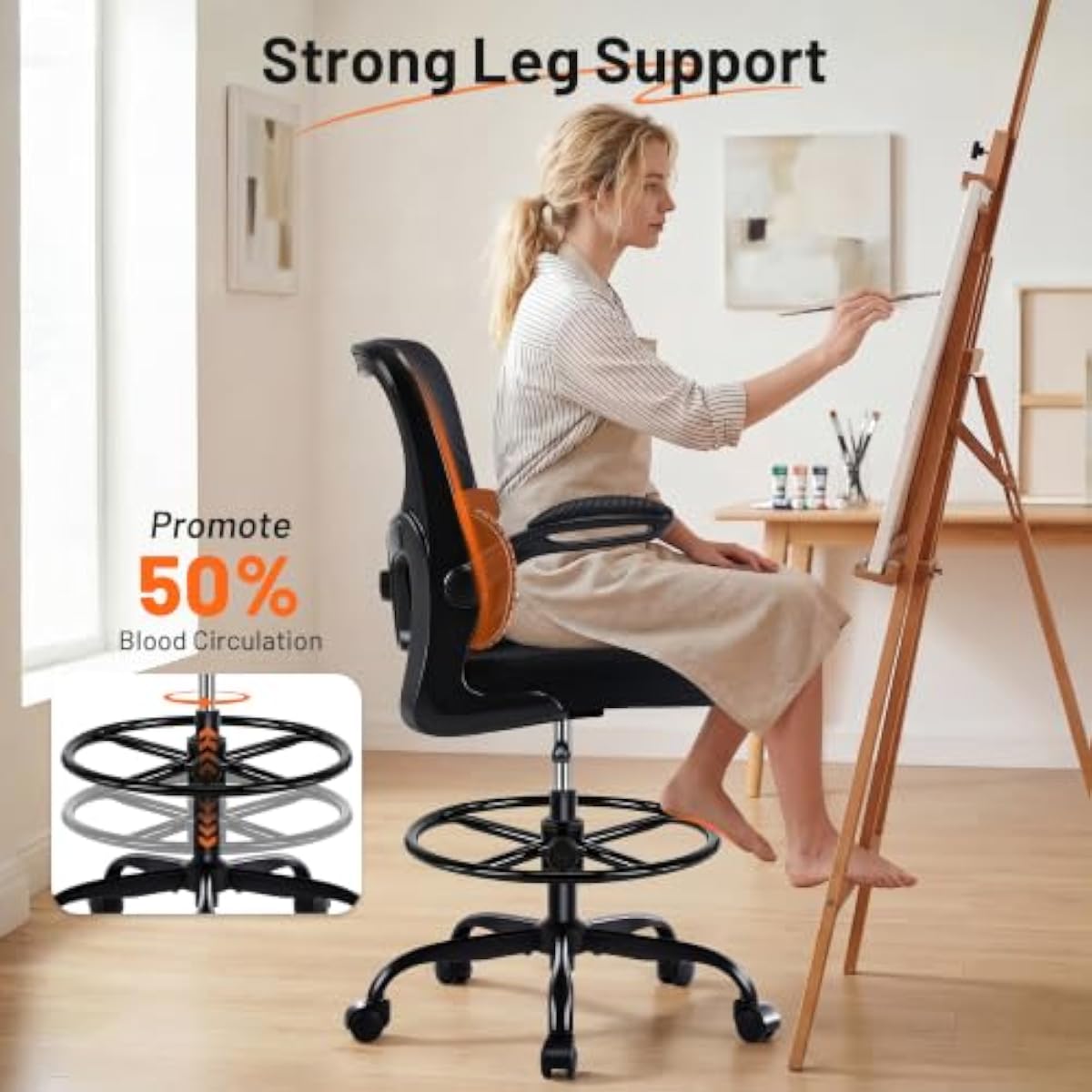 Kursi Gambar Ergonomis dengan  - Chairs ulasan dan harga