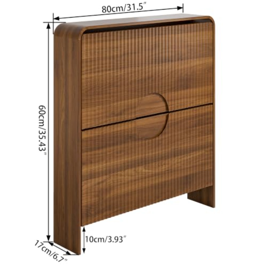 Lemari Sepatu Sempit dengan Pi - Shoe Rack Cabinet Narrow Entryway ulasan dan harga