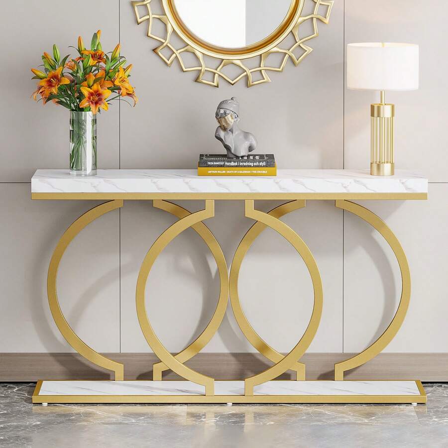 Meja Konsol Emas Modern Ukuran - Tables ulasan dan harga