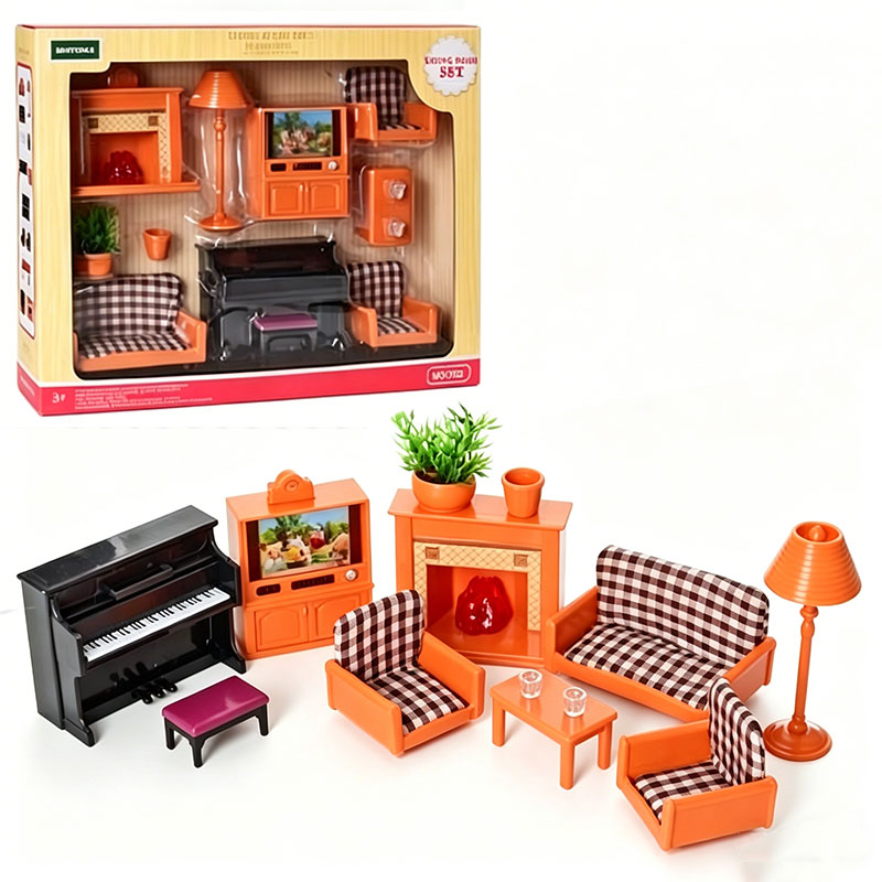 Set Furnitur Rumah Boneka Skal - Bedroom Furniture ulasan dan harga
