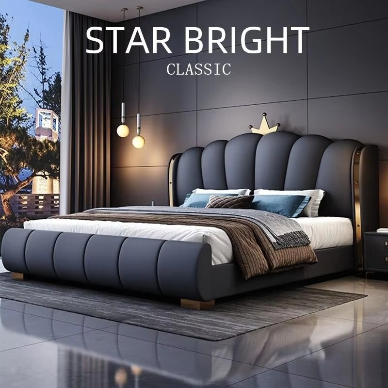 Set Furnitur Kamar Tidur Kayu  - King Size Bed Frame With Storage Drawers ulasan dan harga