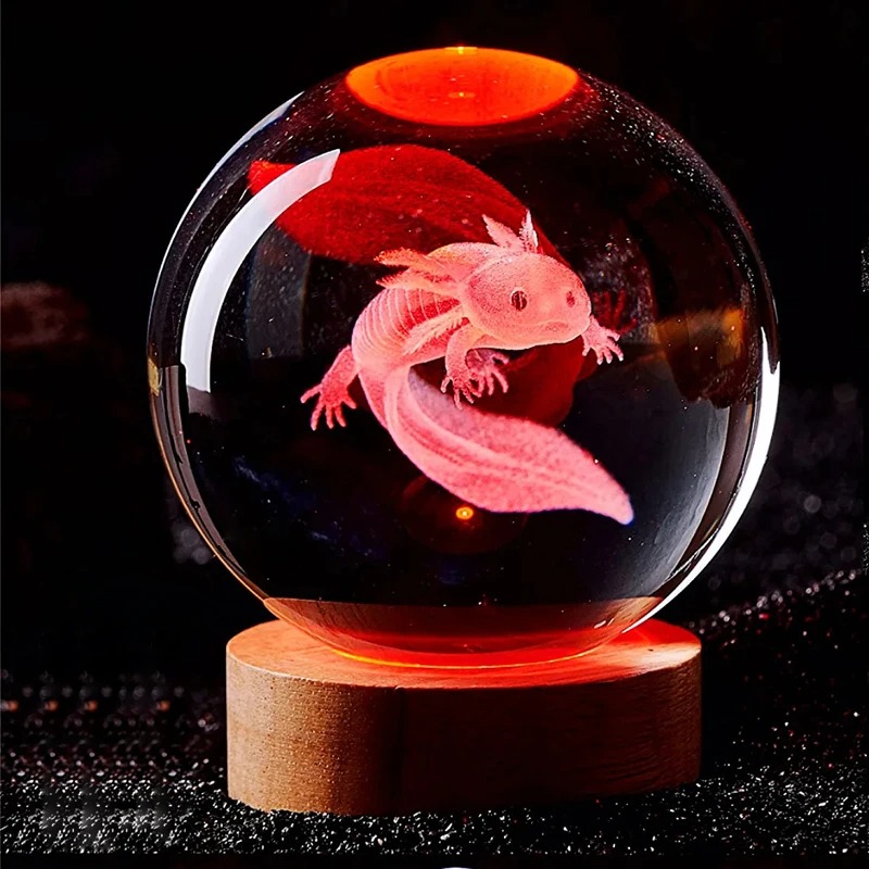Bola kristal ukir Laser 3D Axo - Floating Nightstand With Led Light ulasan dan harga